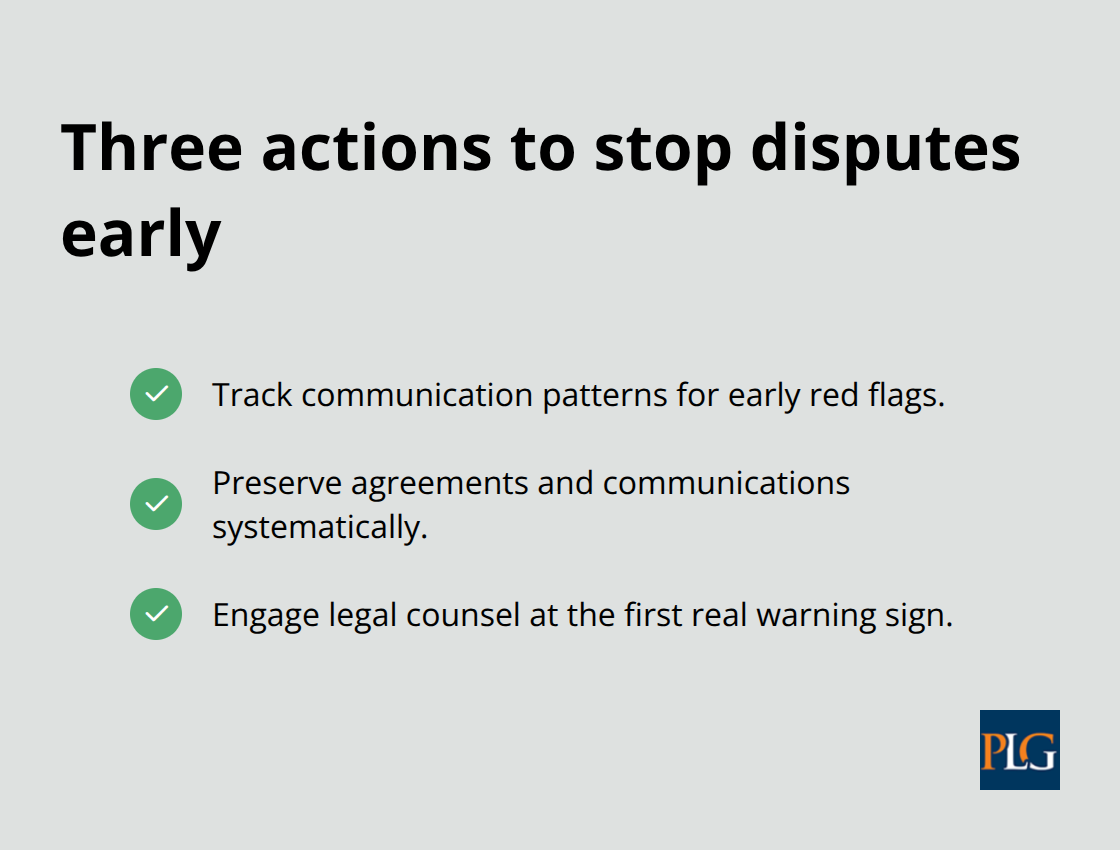 Checklist of proactive steps to prevent lawsuits - Litigation risk startups