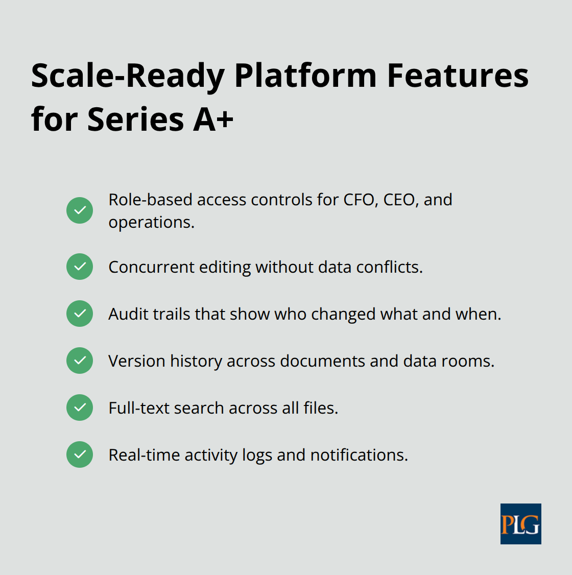 Checklist of scale-critical VC platform capabilities founders should require before committing - venture capital platform